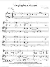 Cover icon of Hanging By A Moment sheet music for voice, piano or guitar by Lifehouse and Jason Wade, intermediate skill level