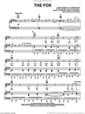 Cover icon of The Fox (What Does The Fox Say?) sheet music for voice, piano or guitar by Ylvis, intermediate skill level