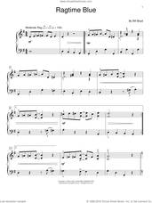 Cover icon of Ragtime Blue sheet music for piano solo (elementary) by Bill Boyd, beginner piano (elementary)