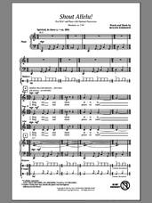 Cover icon of Shout Allelu! sheet music for choir (SSA: soprano, alto) by Roger Emerson, intermediate skill level