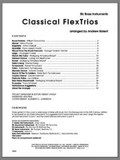 Cover icon of Classical FlexTrios, Bb brass instruments sheet music for trio (Bb instruments) by Balent, classical score, intermediate skill level