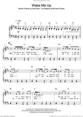 Cover icon of Wake Me Up, (easy) sheet music for piano solo by Avicii, Aloe Blacc, Michael Einziger and Tim Bergling, easy skill level