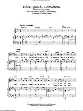 Cover icon of Once Upon A Summertime sheet music for voice, piano or guitar by Michel LeGrand, Johnny Mercer, Eddie Barclay and Eddy Marnay, intermediate skill level