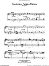 Cover icon of Cappricio On Russian Themes In A major sheet music for piano solo by Mikhail Glinka, classical score, intermediate skill level