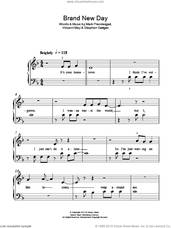 Cover icon of Brand New Day sheet music for piano solo by Kodaline, Mark Prendergast, Stephen Garrigan and Vincent May, easy skill level