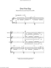 Cover icon of One Fine Day sheet music for choir by Carole King and Gerry Goffin, intermediate skill level