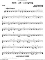 Cover icon of Praise And Thanksgiving (complete set of parts) sheet music for orchestra/band (Rhythm) by David Lantz and Gene Grier, intermediate skill level