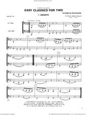 Cover icon of Easy Classics For Two sheet music for two tubas by Stouffer, classical score, intermediate duet