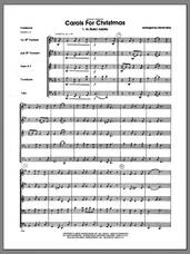 Cover icon of Carols for Christmas (COMPLETE) sheet music for brass quintet by Uber, intermediate skill level