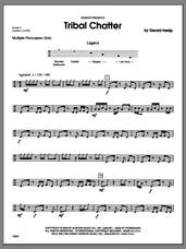 Cover icon of Tribal Chatter sheet music for percussions by Heslip, classical score, intermediate skill level