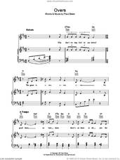 Cover icon of Overs sheet music for voice, piano or guitar by Simon & Garfunkel and Paul Simon, intermediate skill level