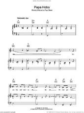 Cover icon of Papa Hobo sheet music for voice, piano or guitar by Paul Simon, intermediate skill level