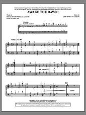 Cover icon of Awake The Dawn! sheet music for percussions by Lee Dengler and Susan Naus Dengler, intermediate skill level