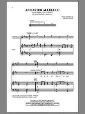 Cover icon of An Easter Alleluia sheet music for choir (Unison) by Timothy Shaw, intermediate skill level