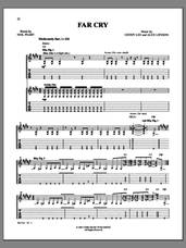 Cover icon of Far Cry sheet music for guitar (tablature) by Rush, intermediate skill level