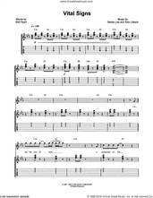 Cover icon of Vital Signs sheet music for guitar (tablature) by Rush, intermediate skill level