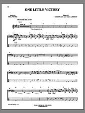 Cover icon of One Little Victory sheet music for bass (tablature) (bass guitar) by Rush, intermediate skill level