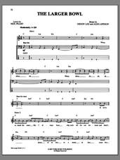 Cover icon of The Larger Bowl sheet music for bass (tablature) (bass guitar) by Rush, intermediate skill level