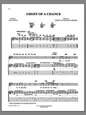 Cover icon of Ghost Of A Chance sheet music for guitar (tablature) by Rush, intermediate skill level