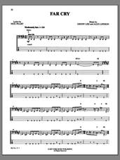 Cover icon of Far Cry sheet music for bass (tablature) (bass guitar) by Rush, intermediate skill level