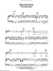 Cover icon of Rise And Shine sheet music for voice, piano or guitar by The Cardigans, Magnus Sveningsson and Peter Svensson, intermediate skill level