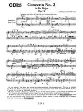Cover icon of Concerto No. 2 In B-flat Major, Op. 19 sheet music for piano solo by Ludwig van Beethoven, classical score, intermediate skill level