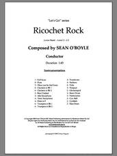 Cover icon of Ricochet Rock (COMPLETE) sheet music for concert band by Sean O'Boyle, intermediate skill level