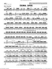 Cover icon of Colonial Capers sheet music for percussions by John H. Beck, classical score, intermediate skill level