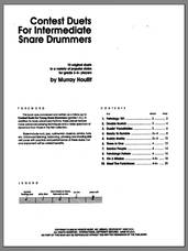 Cover icon of Contest Duets For The Intermediate Snare Drummers sheet music for percussions by Houllif, classical score, intermediate skill level
