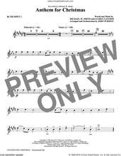 Cover icon of Anthem for Christmas sheet music for orchestra/band (bb trumpet 2) by Michael W. Smith, Gloria Gaither and John Purifoy, intermediate skill level