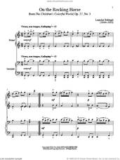 Cover icon of On The Rocking Horse sheet music for piano four hands by Bradley Beckman and Carolyn True, classical score, intermediate skill level