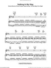 Cover icon of Nothing In My Way sheet music for voice, piano or guitar by Tim Rice-Oxley, James Sanger, Richard Hughes and Tom Chaplin, intermediate skill level