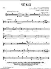 Cover icon of One King (arr. Phillip Keveren) sheet music for orchestra/band (oboe) by Lowell Alexander, Gayla Borders, Jeff Borders, Phillip Keveren and Point Of Grace, intermediate skill level