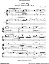 Cover icon of Cradle Song sheet music for piano four hands by Bradley Beckman and Carolyn True, classical score, intermediate skill level