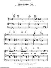 Cover icon of Love Locked Out sheet music for voice, piano or guitar by LAWSON, Andrew Brown and Matt Schwartz, intermediate skill level