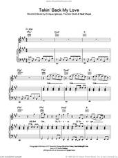 Cover icon of Takin' Back My Love sheet music for voice, piano or guitar by Enrique Iglesias, Frankie Storm and Nadir Khayat, intermediate skill level