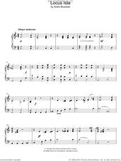 Cover icon of Locus Iste sheet music for piano solo by Anton Bruckner, classical score, intermediate skill level