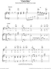 Cover icon of Cara Mia sheet music for voice, piano or guitar by Tulio Trapani and Lee Lange, classical score, intermediate skill level