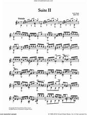 Cover icon of Suite in Cm BWV 997 sheet music for guitar solo by Johann Sebastian Bach, classical score, intermediate skill level