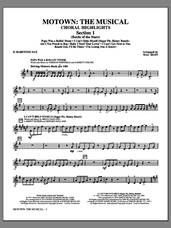 Cover icon of Motown: The Musical (Choral Highlights) sheet music for orchestra/band (baritone sax) by Mac Huff, intermediate skill level
