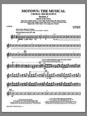 Cover icon of Motown: The Musical (Choral Highlights) sheet music for orchestra/band (guitar) by Mac Huff, intermediate skill level