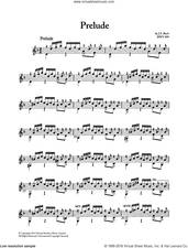 Cover icon of Prelude BWV 999 sheet music for guitar solo by Johann Sebastian Bach, classical score, intermediate skill level