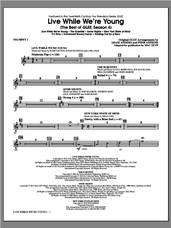 Cover icon of Live While We're Young (The Best of Glee Season 4) sheet music for orchestra/band (trumpet 1) by Mac Huff, intermediate skill level