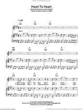 Cover icon of Heart To Heart sheet music for voice, piano or guitar by James Blunt, Derek Jones, Daniel Omelio, Danny Parker and James Blount, intermediate skill level