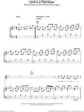 Cover icon of She's A Rainbow sheet music for voice, piano or guitar by The Rolling Stones, Keith Richards and Mick Jagger, intermediate skill level