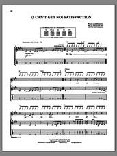 Cover icon of (I Can't Get No) Satisfaction sheet music for guitar (tablature) by The Rolling Stones, Keith Richards and Mick Jagger, intermediate skill level