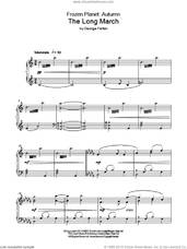 Cover icon of Frozen Planet, The Long March sheet music for piano solo by George Fenton, intermediate skill level