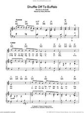 Cover icon of Shuffle Off To Buffalo sheet music for voice, piano or guitar by Harry Warren and Al Dubin, intermediate skill level