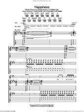 Cover icon of Happiness sheet music for guitar (tablature) by Orson, Chad Rachild, Christopher Cano, George Astasio, Jason Pebworth, John Bentjen and Kevin Roentgen, intermediate skill level