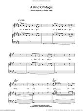 Cover icon of A Kind Of Magic sheet music for voice, piano or guitar by Queen and Roger Taylor, intermediate skill level